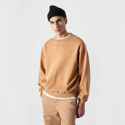 Толстовка Champion Fleece Sweatshirt 220511-MS034 - коричневая