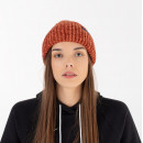 Шапка Champion Black Label Fisherman Acrylic Beanie 805681-MS071 - коричневая