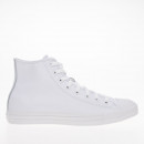 Кроссовки Converse Chuck Taylor All Star Hi Mono Leather 1T406 - белые