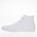 Кроссовки Converse Chuck Taylor All Star Hi Mono Leather 1T406 - белые
