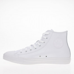 Кроссовки Converse Chuck Taylor All Star Hi Mono Leather 1T406 - белые