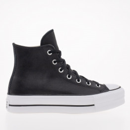 Кроссовки Converse Chuck Taylor All Star Lift Platform Leather 561675C - черные