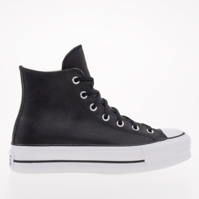 Кроссовки Converse Chuck Taylor All Star Lift Platform Leather 561675C - черные