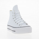 Кроссовки Converse Chuck Taylor All Star Lift Platform Leather 561676C - белые