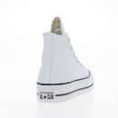 Кроссовки Converse Chuck Taylor All Star Lift Platform Leather 561676C - белые