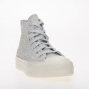 Кроссовки Converse Chuck Taylor All Star Lift Platform Butterflies A07538C - серые