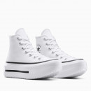 Женские кроссовки Converse Chuck Taylor All Star Lift Double Stack A12976C - белые