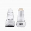 Женские кроссовки Converse Chuck Taylor All Star Lift Double Stack A12976C - белые