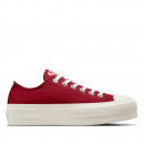 Кроссовки Converse Chuck Taylor All Star Lift Platform Valentine's Day A13653C - красные