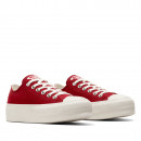 Кроссовки Converse Chuck Taylor All Star Lift Platform Valentine's Day A13653C - красные