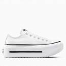 Женские кроссовки Converse Chuck Taylor All Star Lift Double Stack Platform A15491C - белые