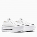 Женские кроссовки Converse Chuck Taylor All Star Lift Double Stack Platform A15491C - белые