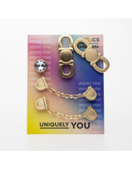 Прищепки Crocs Jibbitz Recollect Shoelery 5 Pack 10012935 - многоцветные