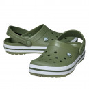 Мужские шлепанцы Crocs Crocband 11016-3BX - зеленые