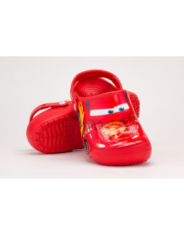 Клапки Crocs Fun Lab Cars Clog Flame 204116-8C1 - красные