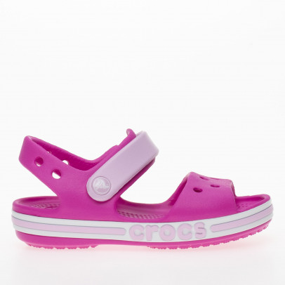Сандалии Crocs Bayaband Sandal 205400-6QQ - розовые