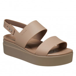 Кроксы Crocs Brooklyn Low Wedge 206453-2EL - бежевые