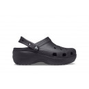 Женские сабо Crocs Classic Platform Clog 206750-001 - черные