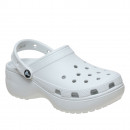 Женские шлепанцы Crocs Classic Platform Clog 206750-1NK - белые