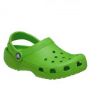 Детские шлепанцы Crocs Classic Clog 206991-30T - зеленые