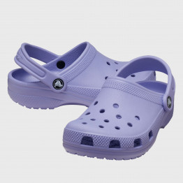 Кирзовые тапочки Crocs Classic Clog 206991-5BN - фиолетовые