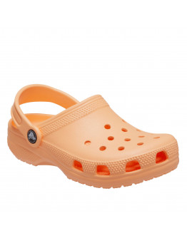 Молодежные шлепанцы Crocs Classic Clog 206991-86A - оранжевые
