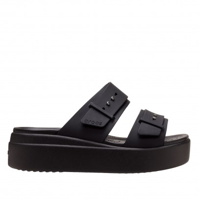 Кроссовки Crocs Brooklyn Buckle 207431-001 - черные