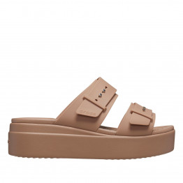 Кроксы Crocs Brooklyn Buckle 207431-2Q9 - бежевые
