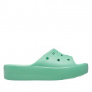 Клапки Crocs Classic Platform Slide 208180-3UG - зеленые