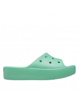 Клапки Crocs Classic Platform Slide 208180-3UG - зеленые