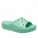 Клапки Crocs Classic Platform Slide 208180-3UG - зеленые