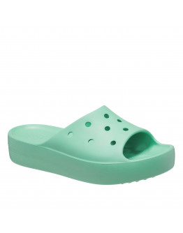 Клапки Crocs Classic Platform Slide 208180-3UG - зеленые