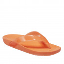 Женские шлепанцы Crocs Splash Glossy Flip 208534-83I - оранжевые