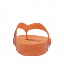 Женские шлепанцы Crocs Splash Glossy Flip 208534-83I - оранжевые