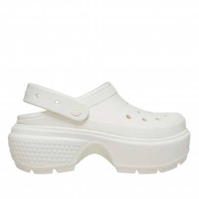 Клапки Crocs Stomp Clog 209347-0WV - белые