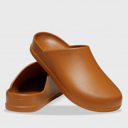 Кроксы Crocs Dylan Clog 209366-21N - коричневые