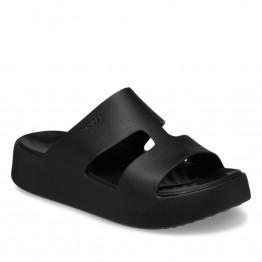 Тапочки Crocs Getaway Platform H-Strap 209409-001 - черные