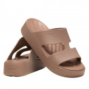 Женские шлепанцы Crocs Getaway Platform H-Strap 209409-2Q9 - коричневые