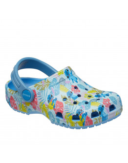 Кроксы Crocs Toddler's Disney Stitch Classic Clog 209471-4TB - голубые
