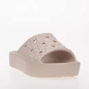 Классические сланцы Crocs Classic Platform Geometric 209564-6UR - бежевые