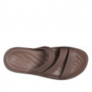 Женские шлепанцы Crocs Getaway Strappy 209587-0LF - коричневые