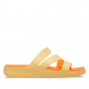 Тапочки Crocs Getaway Strappy 209587-78Z - желтые