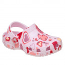 Детские шлепанцы Crocs Classic Valentine's Day Clog 209755-7CI - розовые