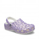 Клапки Crocs Classic Iridescent Geometric Clog 209841-100 - фиолетовые