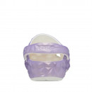 Клапки Crocs Classic Iridescent Geometric Clog 209841-100 - фиолетовые