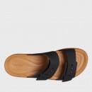 Сланцы Crocs Brooklyn Woven Buckle Low Wedge 209978-001 - черные