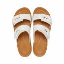 Сланцы Crocs Brooklyn Woven Buckle Low Wedge 209978-0WV - белые