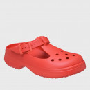 Классические шлепанцы Crocs Mary Jane 210581-6ZR - красные