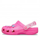 Молодежные шлепанцы Crocs Barbie Classic Clog 211406-90H - розовые