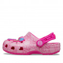 Молодежные шлепанцы Crocs Barbie Classic Clog 211407-90H - розовые
